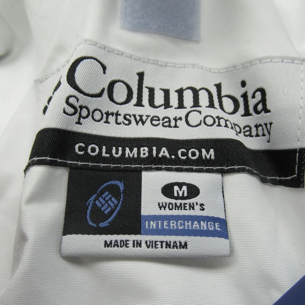 Columbia Jacket Womens Medium Purple White Waterproof Removable Puff Liner 3in1 - Picture 5 of 16